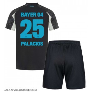 Bayer Leverkusen Exequiel Palacios #25 Kolmaspaita Lapsille 2024-25 Lyhythihainen (+ shortsit)